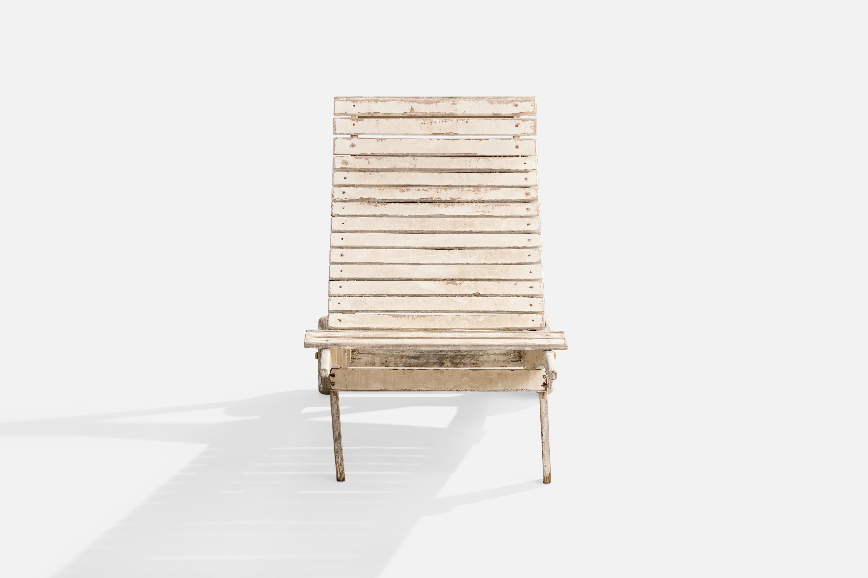 Aino Aalto, Chaise Longue, Holz, Finnland, 1950er Jahre (Moderne der Mitte des Jahrhunderts) im Angebot