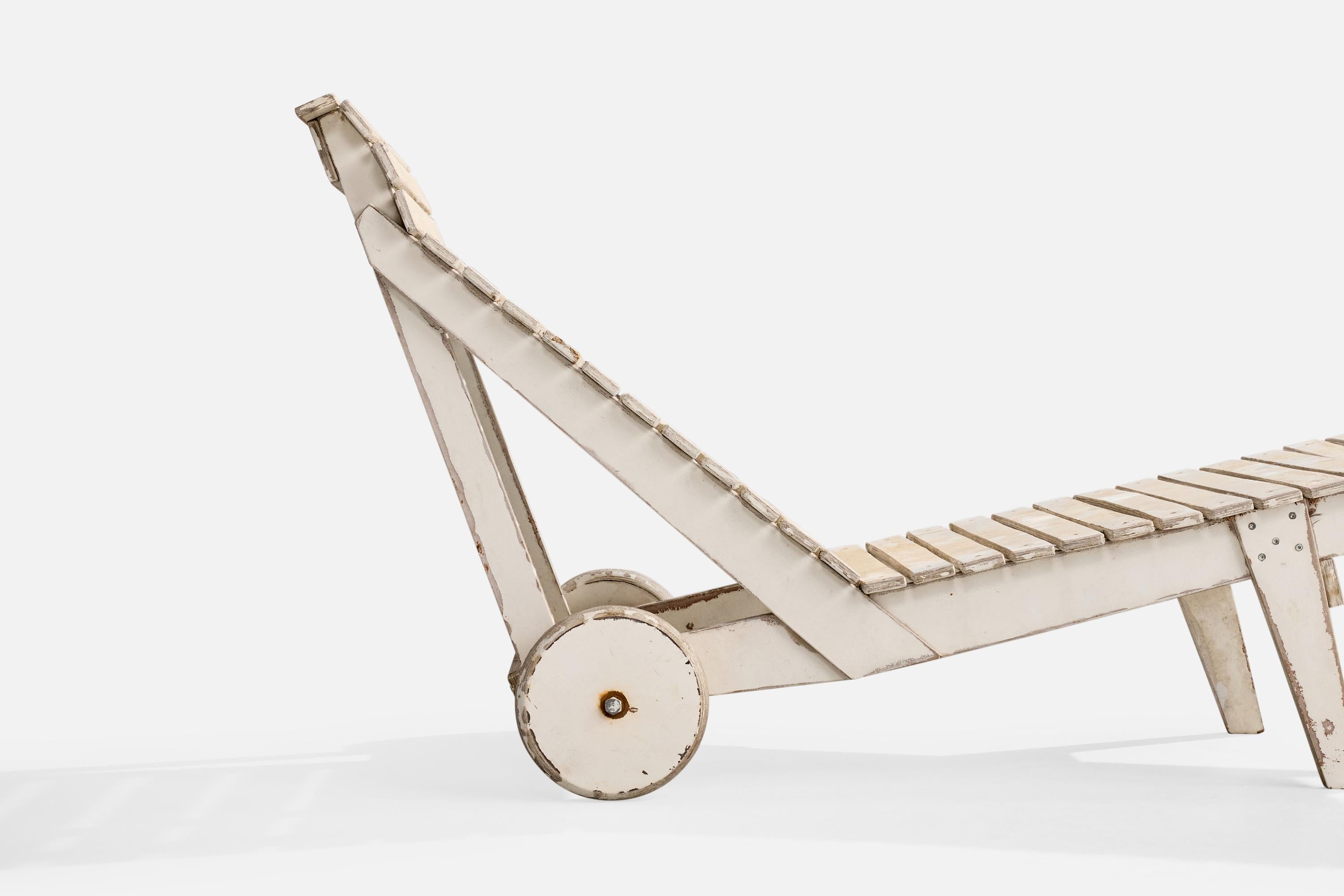 Aino Aalto, Chaise Longue, Holz, Finnland, 1950er Jahre im Angebot 2