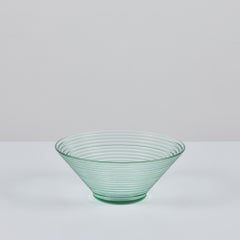 Aino Aalto Ribbed Glass Bowl for Iittala