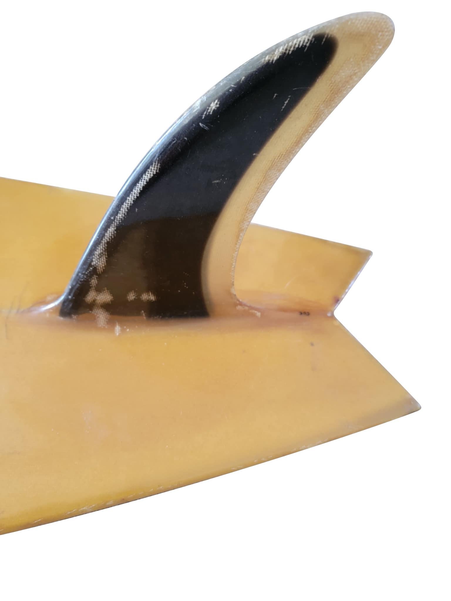 Late 20th Century Aipa Wave Crest Swallow Tail Surfboard For Sale