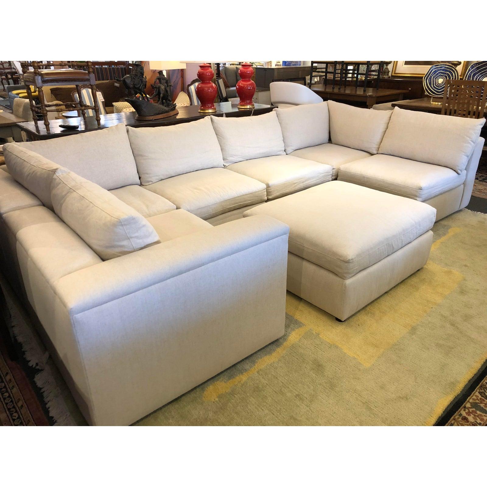 pottery barn sectional sale