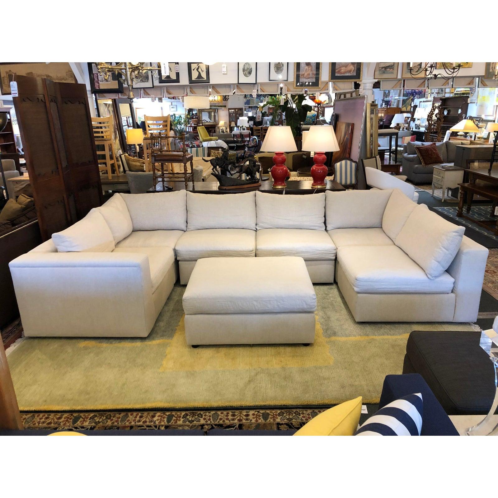 pottery barn sectional sofa