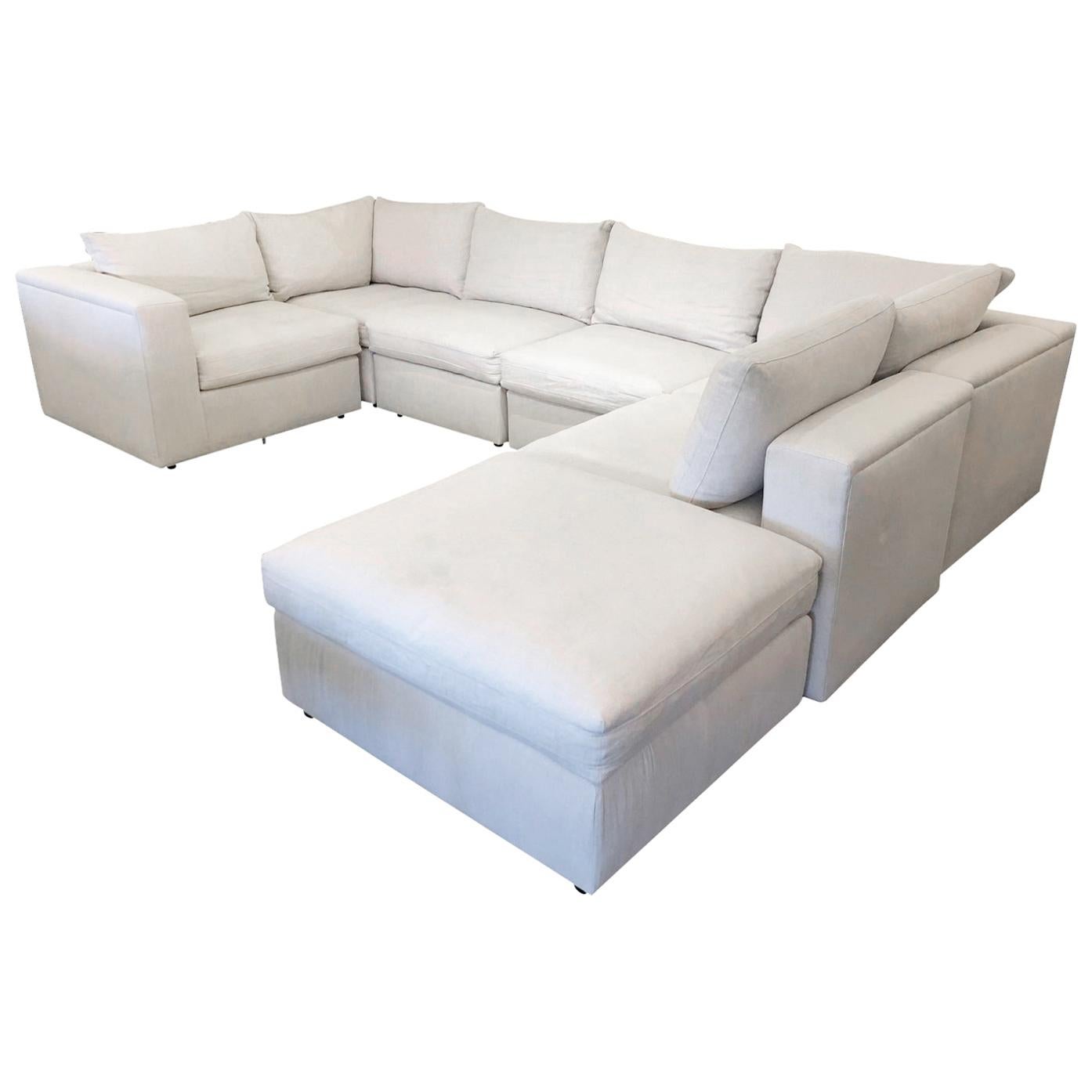 Air 7-Piece Sectional by Pottery Barn For Sale