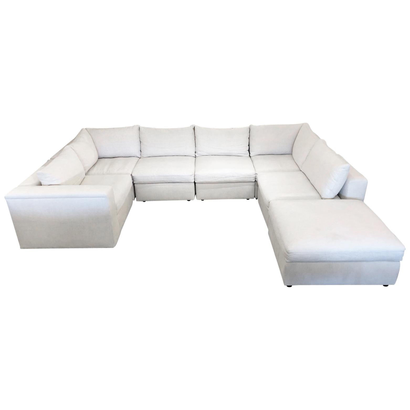 Air 7-Piece Sectional by Pottery Barn For Sale