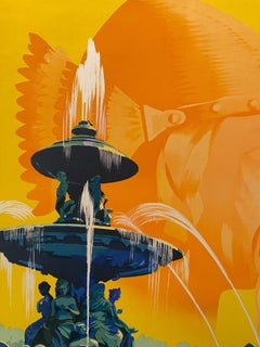 AIR FRANCE Original Vintage Poster 'France is Paris is two Thousand Years Old'