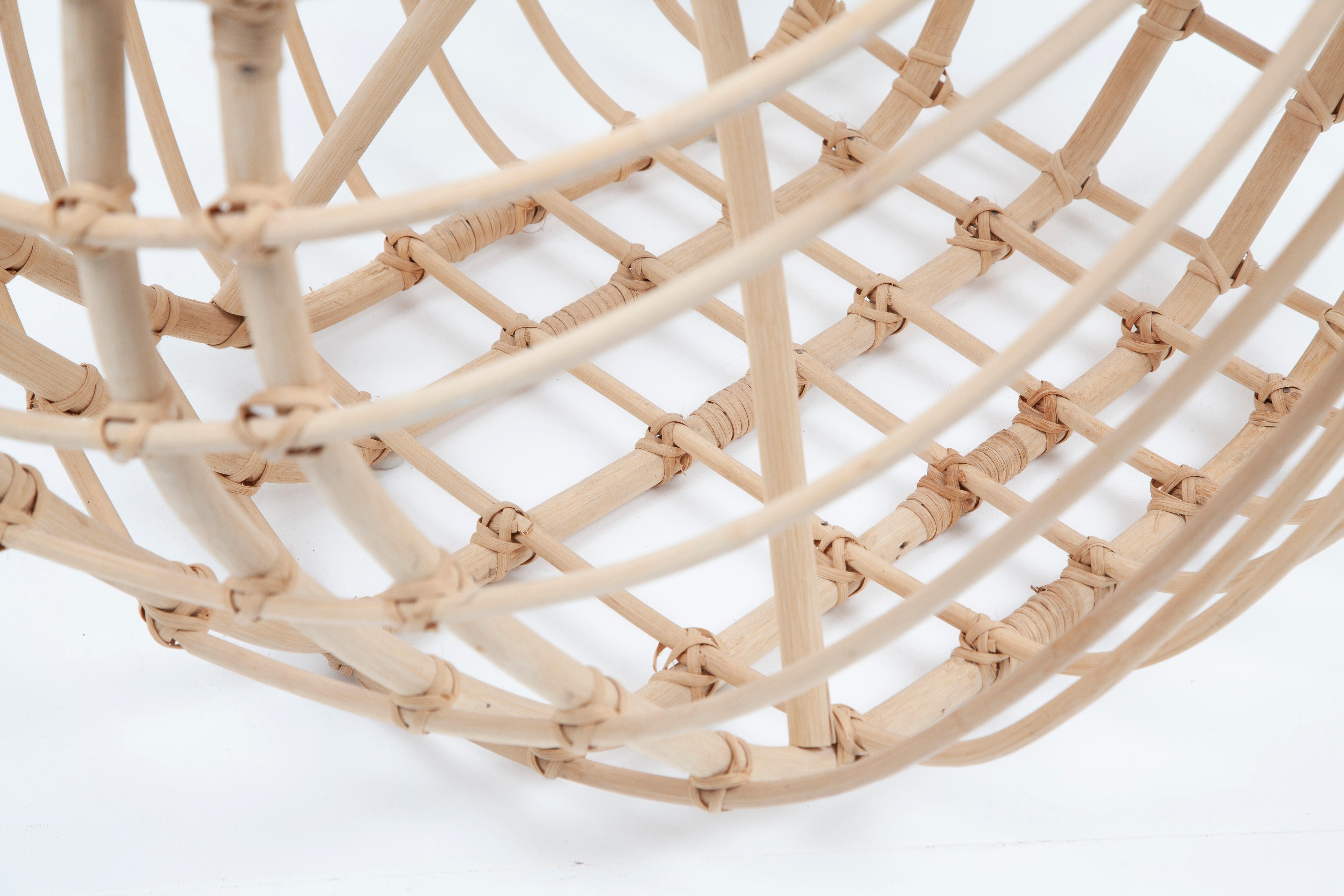 German Air - handcrafted rattan chair, designed and produced in Berlin For Sale