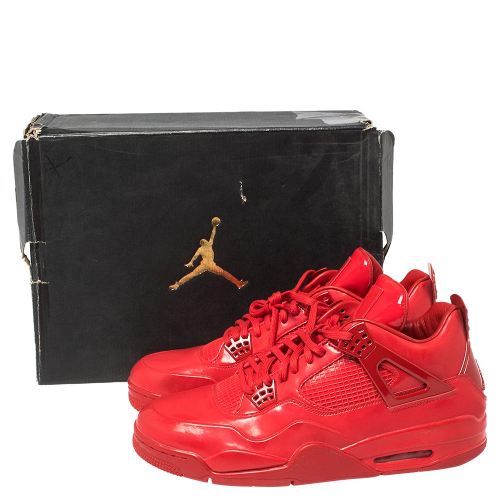 Air Jordan 4 Red Patent Leather 11Lab4 Sneaker Size 46 1