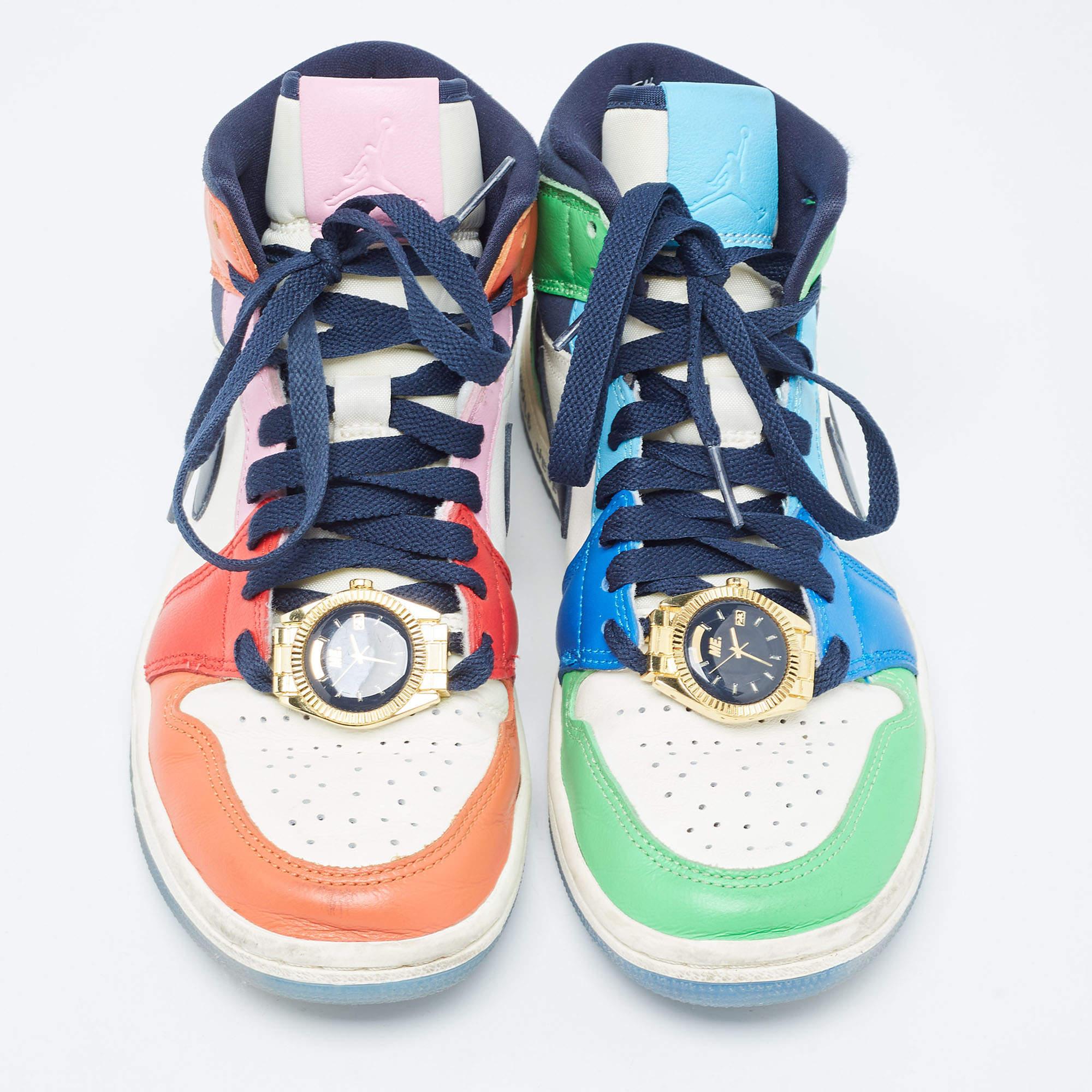 De las mujeres Zapatillas Air Jordan X Melody Ehsani Piel Jordan 1 Mid SE Fearless Talla 38 en venta