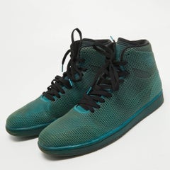 Air Jordans Green Rubber Jordan 1 Retro 4Lab1 Tropical Teal Sneakers Size 47.5