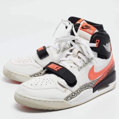 Air Jordans Leather Jordan Legacy 312 Tech Challenge 2 Hot Lava Sneakers Size 43
