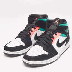 Air Jordans Leather Suede Jordan 1 Mid SE South Beach Sneakers Size 42