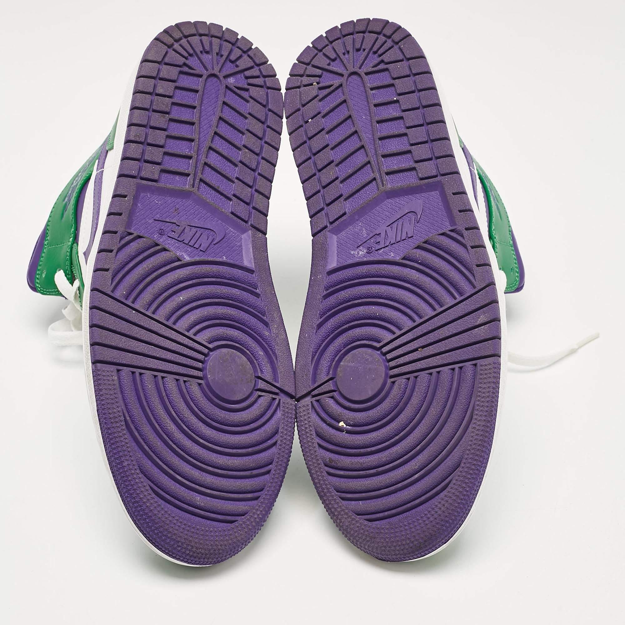 Zapatillas Air Jordans Multicolor Cuero Jordan 1 Mid Incredible Hulk Talla 43 1