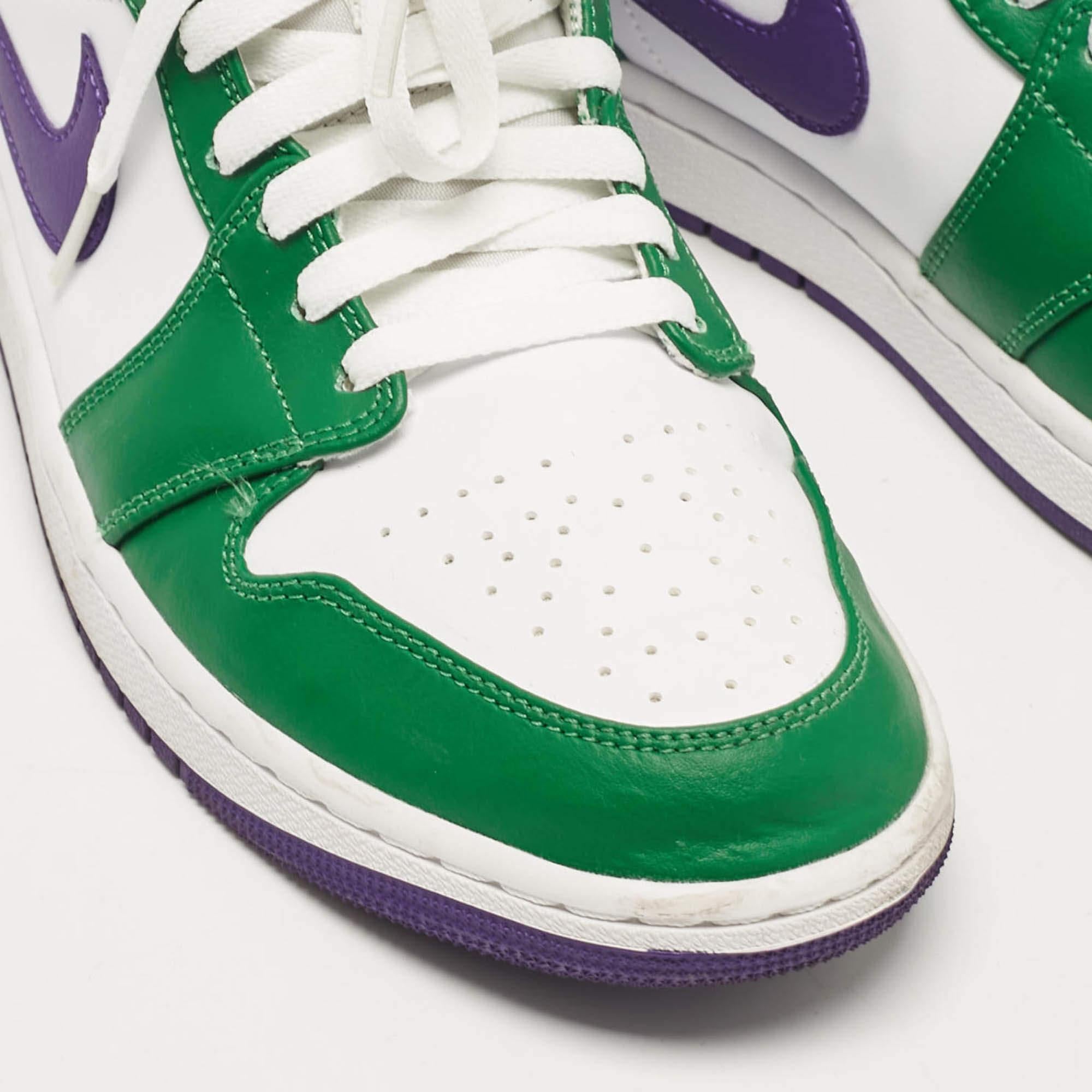 Zapatillas Air Jordans Multicolor Cuero Jordan 1 Mid Incredible Hulk Talla 43 3
