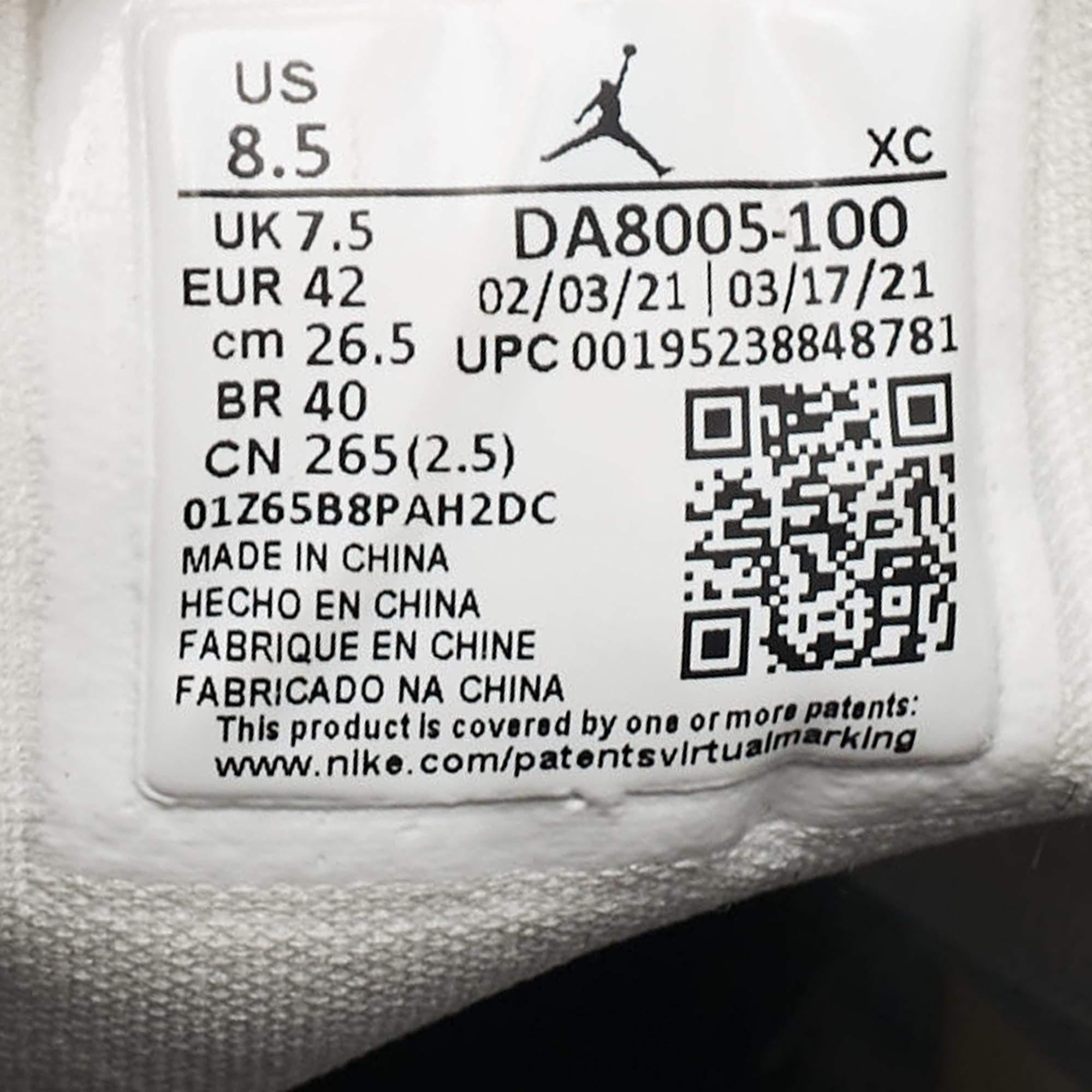 Air Jordans Baskets Jordan 1 mi-siècle « Brushstroke » en toile de daim multicolore taille 42 2