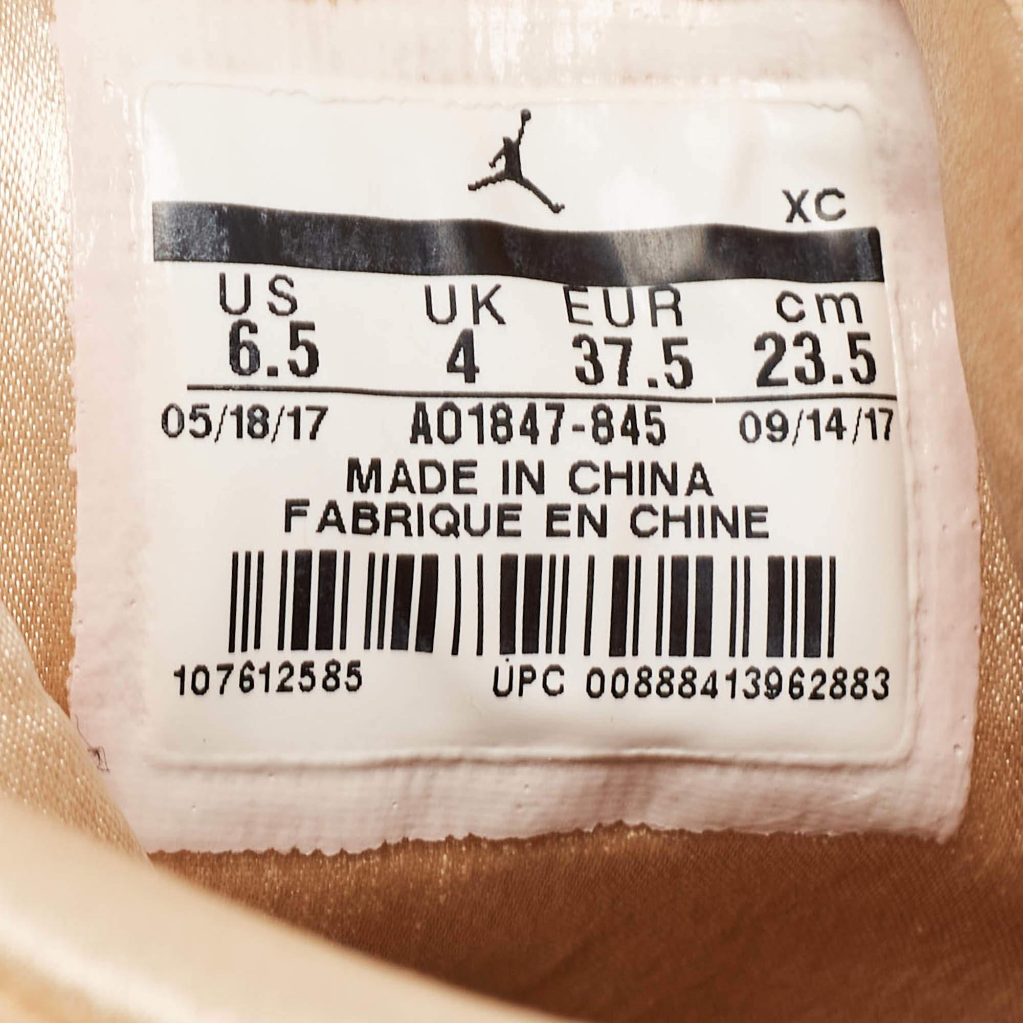 Air Jordans Peach Satin Jordan 1 Retro High Season of Her Ice Peach Sneakers 3
