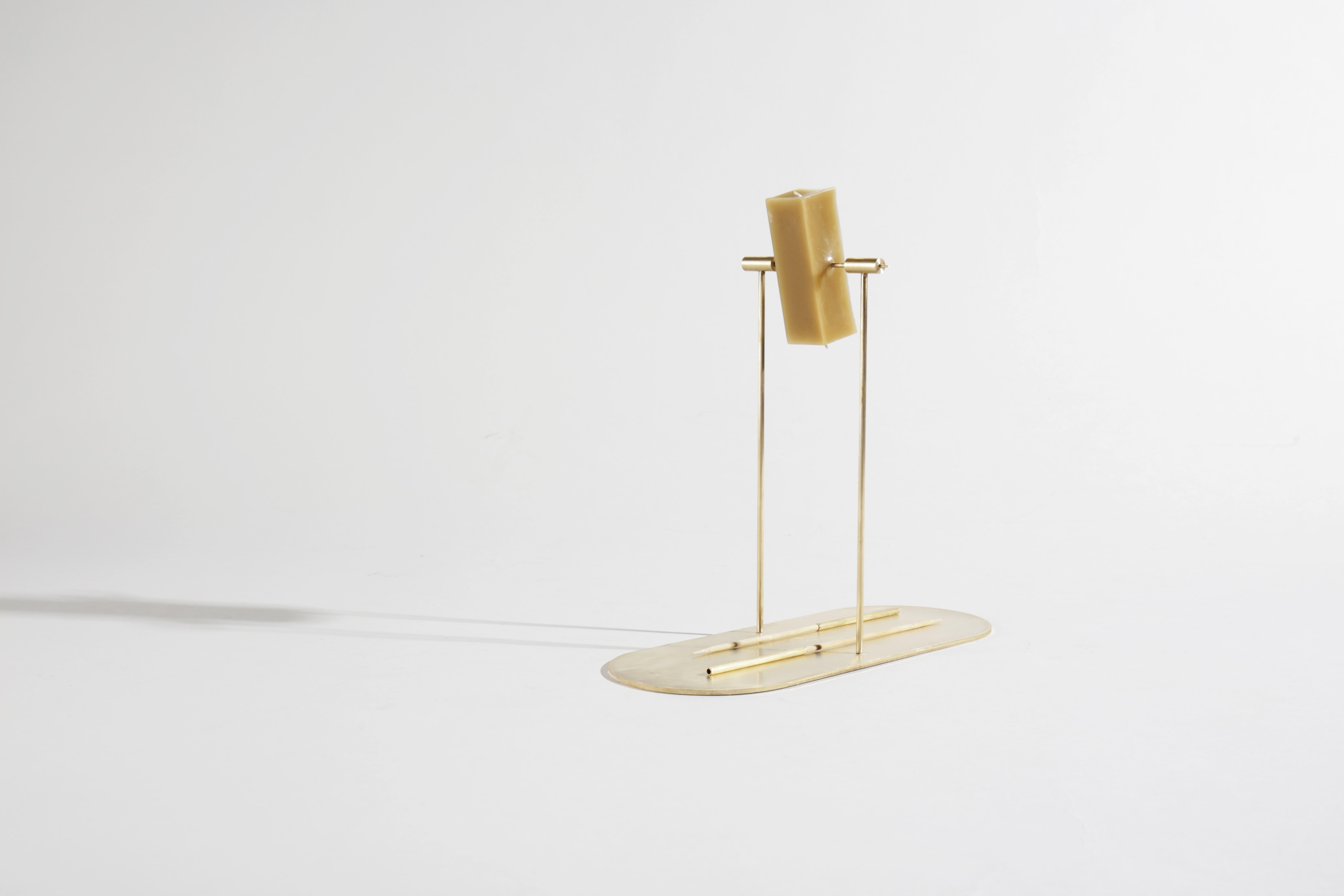 Brass Air, Relativistic Objects Contemporary Light Accessory  For Sale