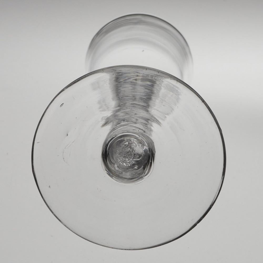 Mid-18th Century Air Twist Georgian Wine Glass c1750 For Sale