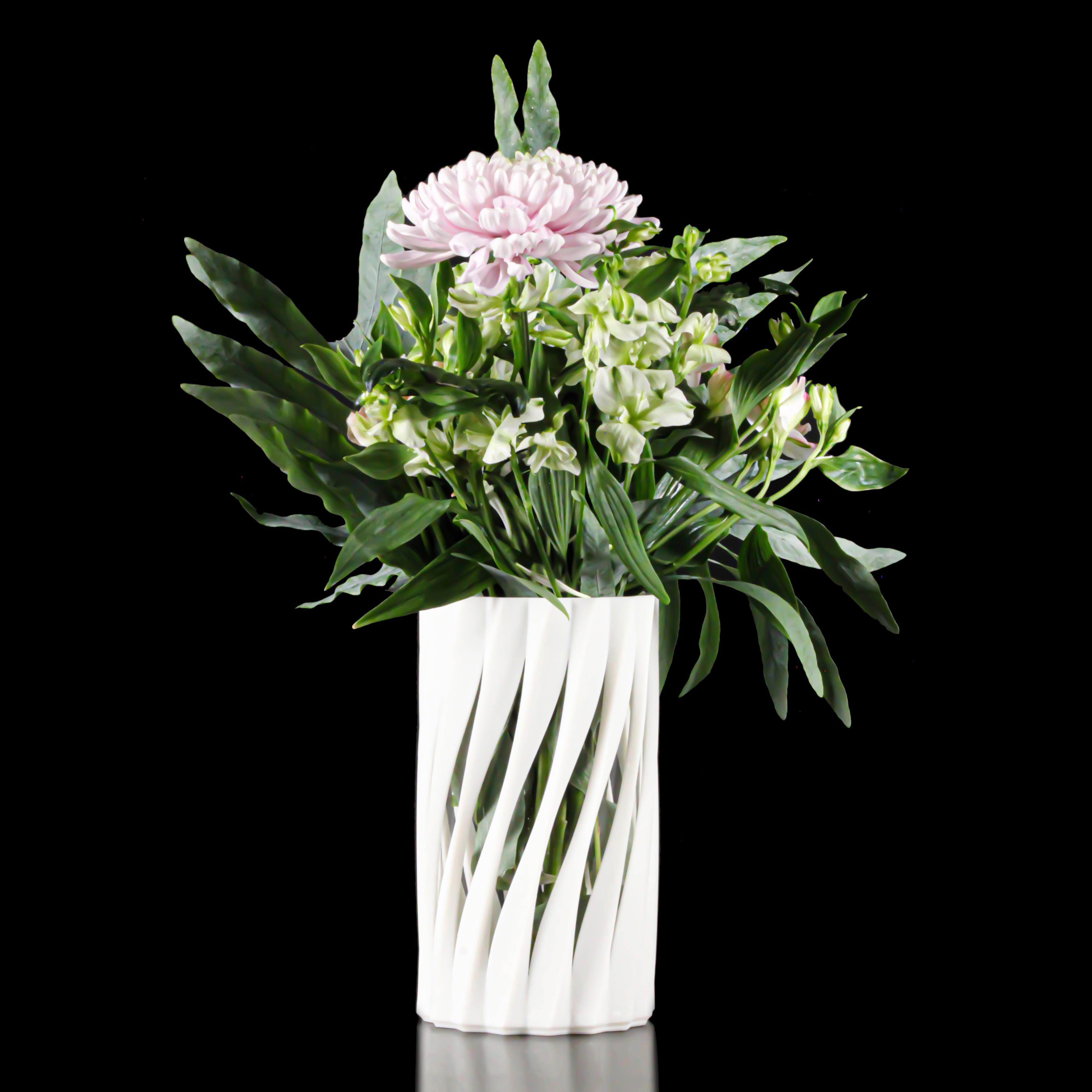 Moderne Vase „AIR“ aus Bio-Kunst Kunststoff, Deutschland (Maschinell gefertigt) im Angebot