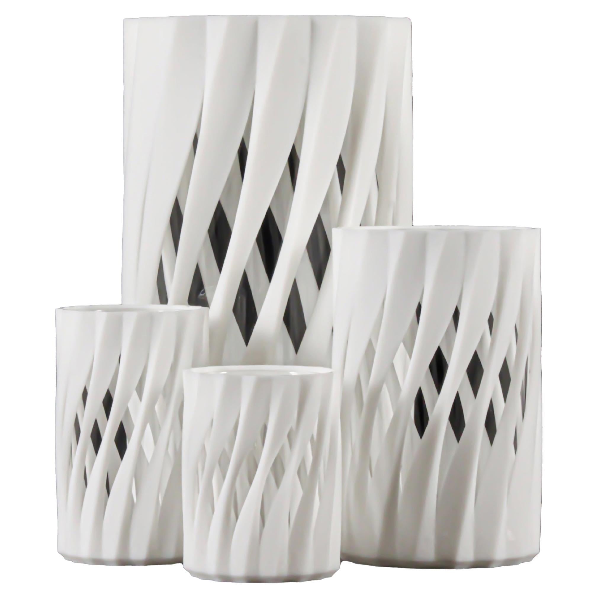 Moderne Vase „AIR“ aus Bio-Kunst Kunststoff, Deutschland