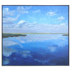 "Airboat, Everglades" Oil on Canvas by American Artist Carloyn Francis
