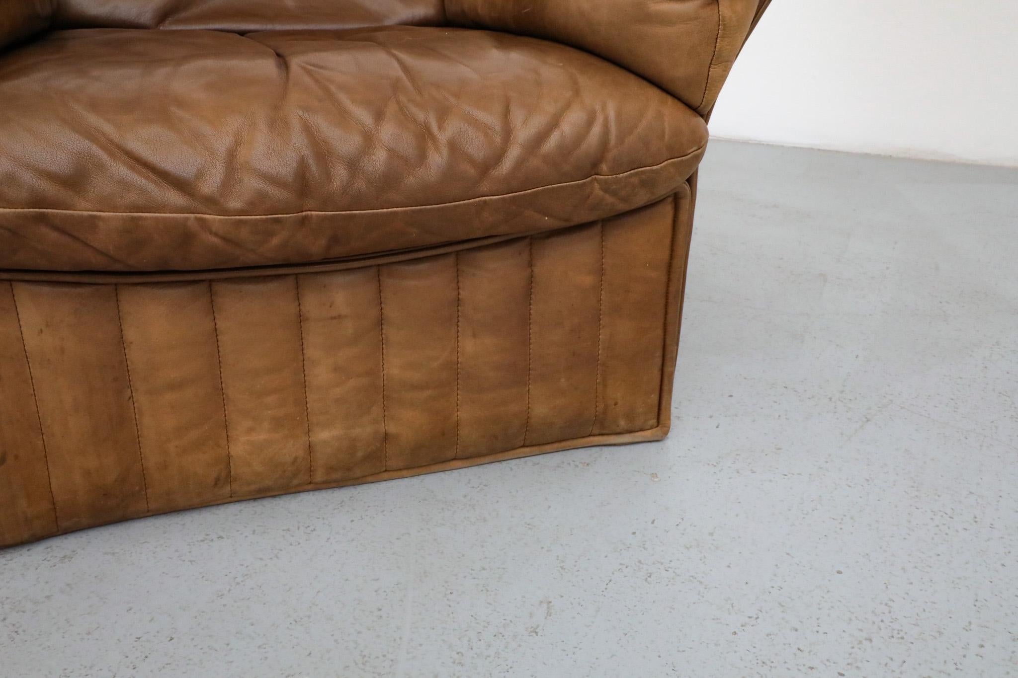Airborne International Lounge Chairs in Natural Leather For Sale 7