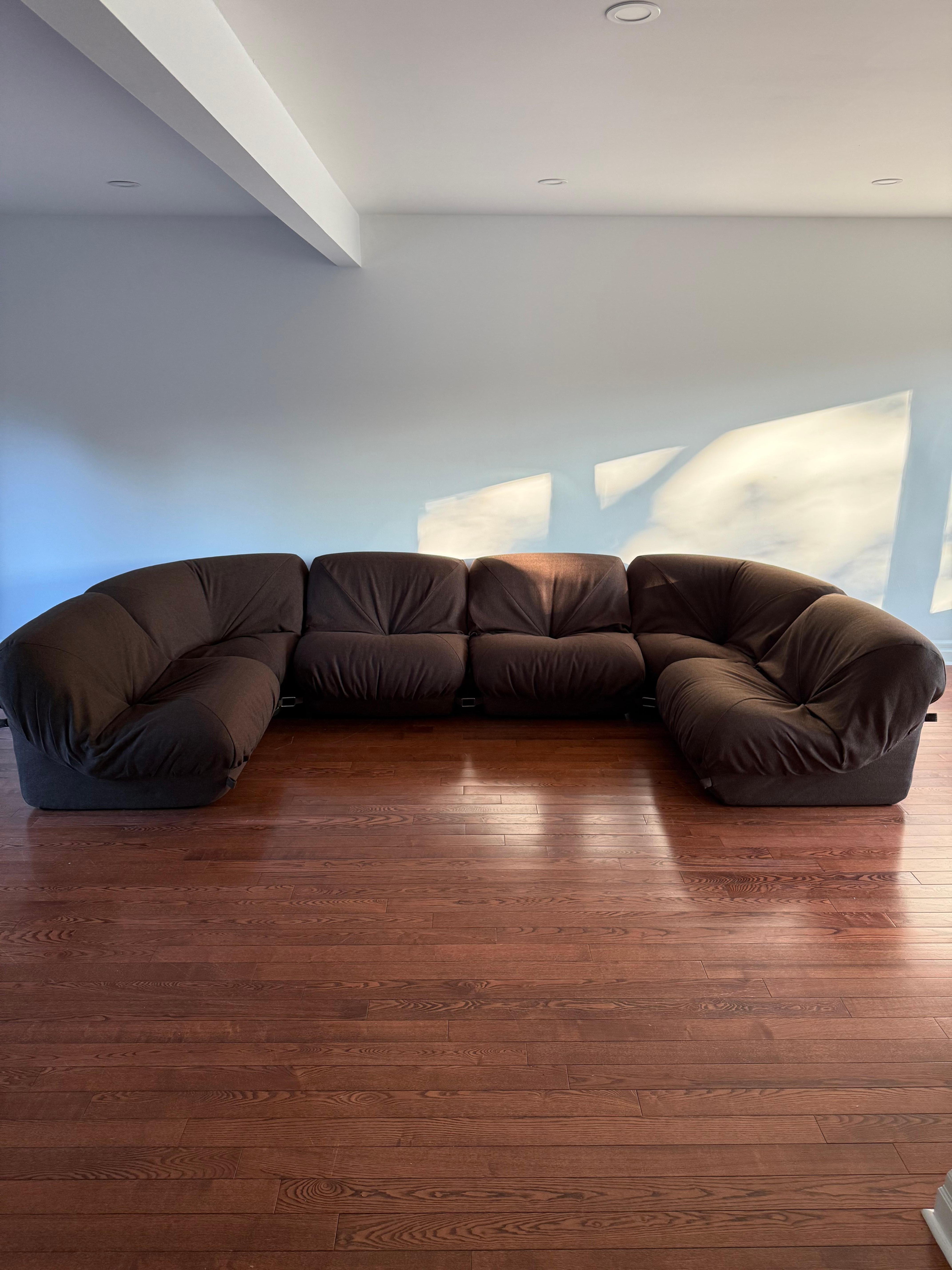 Airborne Patate 6 Piece Modular Sofa, 1977 For Sale 1