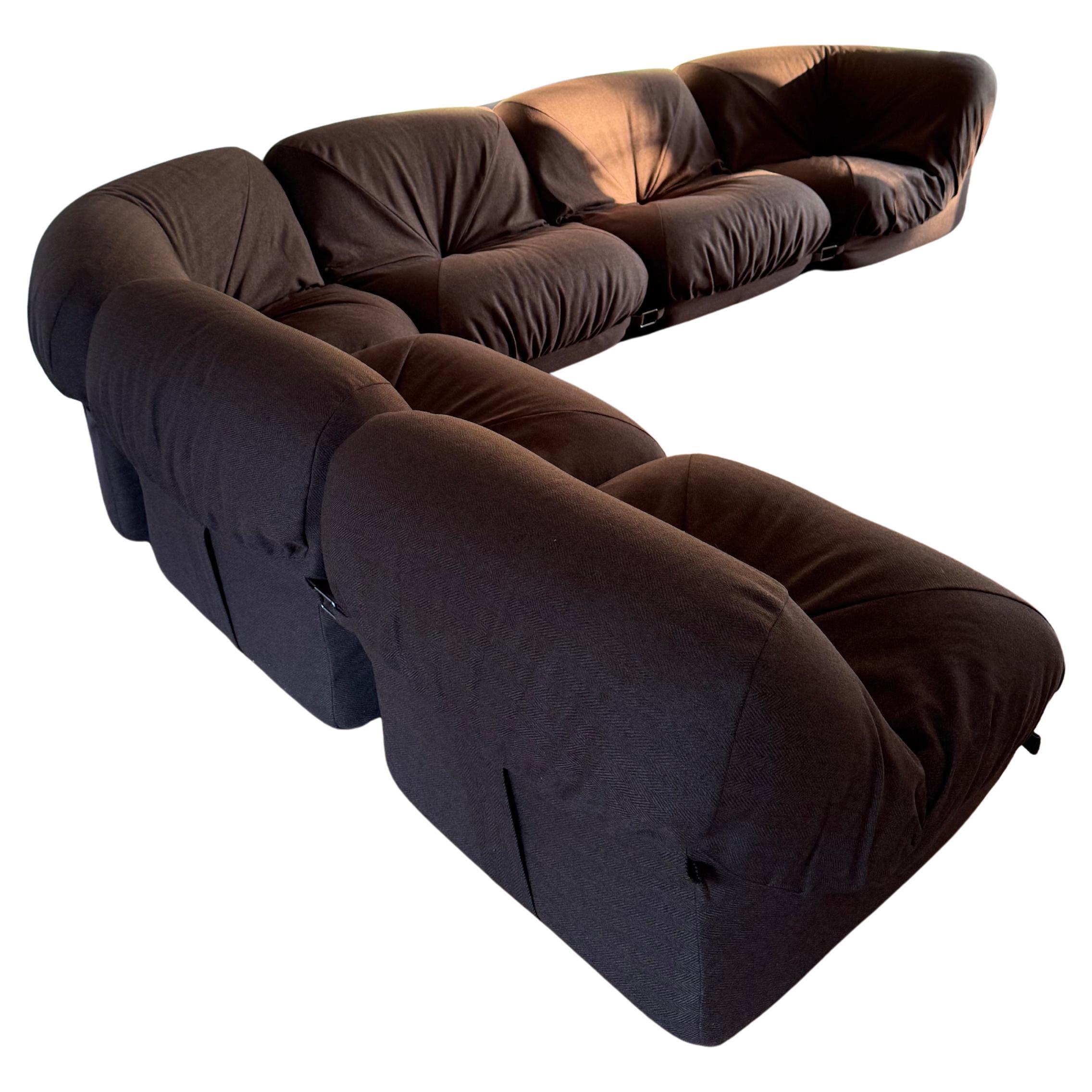 Airborne Patate 6 Piece Modular Sofa, 1977 For Sale