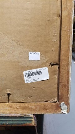 Airbrush Watercolor White Pink Hibiscus signed Frank Oda Hale Pua Hawaii