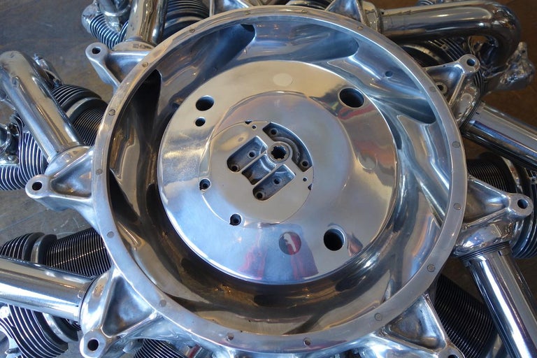 Aircraft Coffee Table Radial Engine Pratt And Whitney R 985 Wasp Jr 