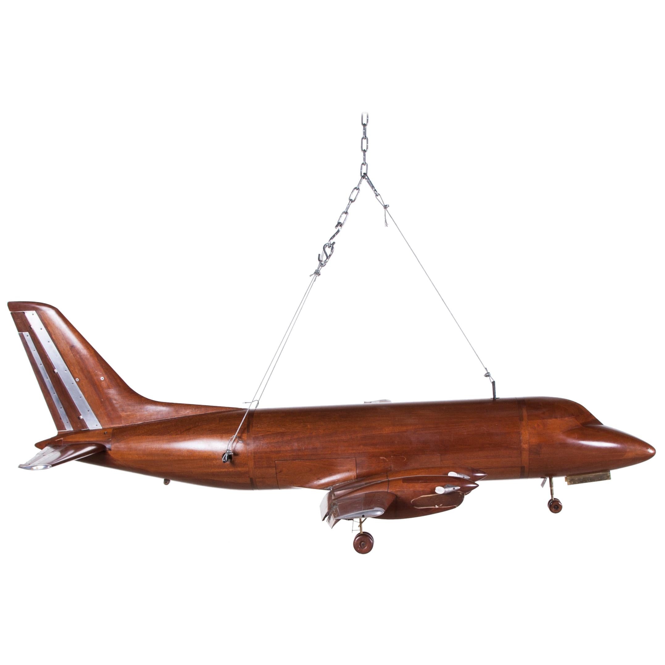 Aircraft Design Wind Tunnel Scale Model of a Late 1960s GAC-100 Airliner