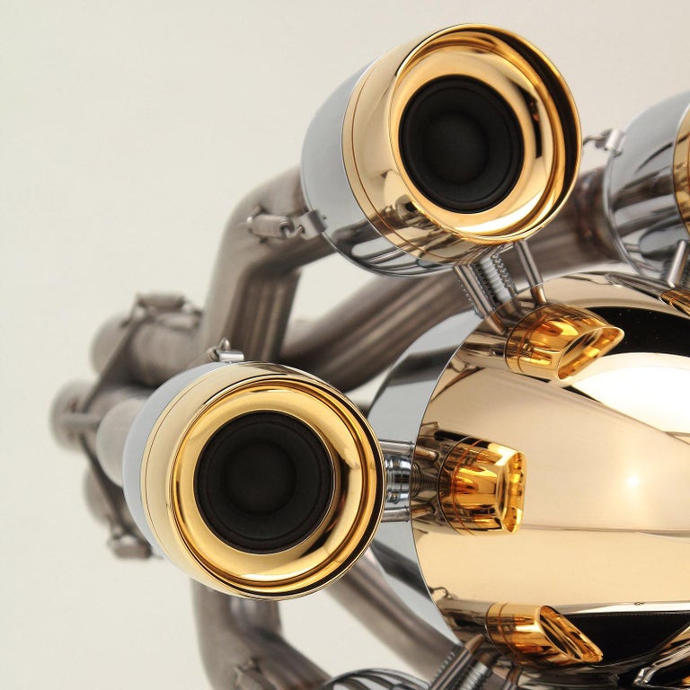 Aircraft Engine Gold Speaker For Sale at 1stDibs