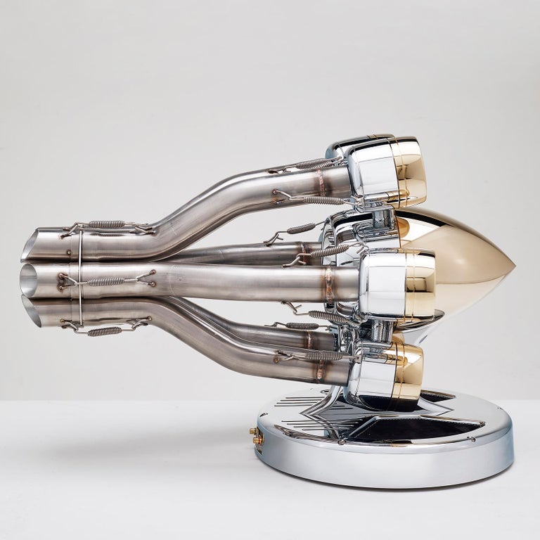 Aircraft Engine Gold Speaker For Sale at 1stDibs