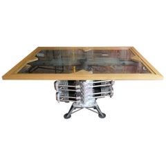 Aircraft Lycoming Engine Dining Room Table