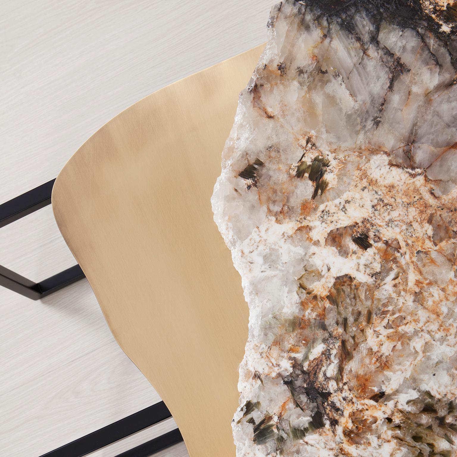 Mesa de centro Modern Aire, Patagonia Stone, hecha a mano en Portugal por Greenapple en venta 3