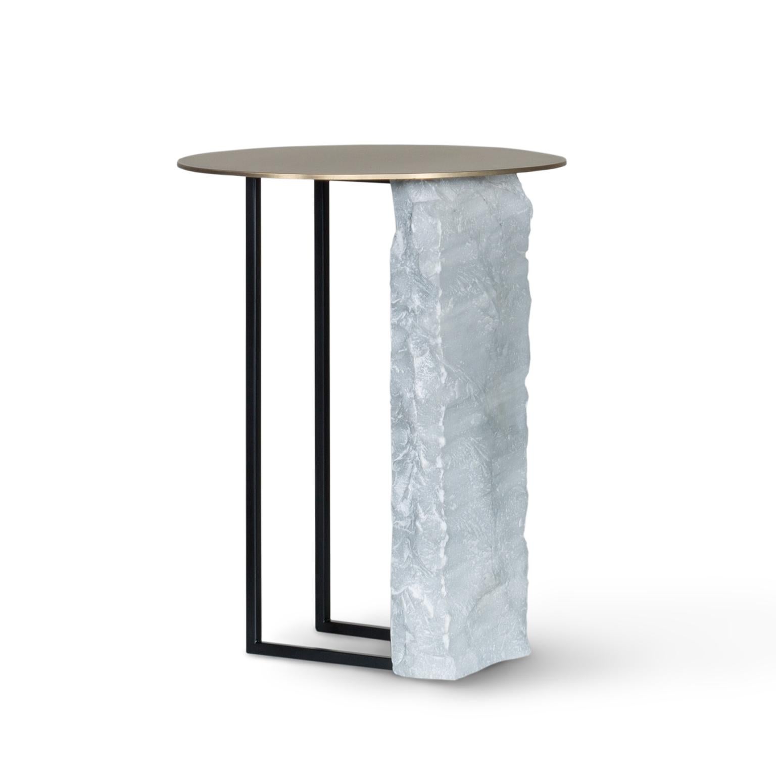 Aire Side Table, Contemporary Collection, Handcrafted in Portugal - Europe by Greenapple.

Designed by Rute Martins for the Contemporary Collection, Aire's bold and irregular aesthetic lends itself perfectly to modern interior design. The