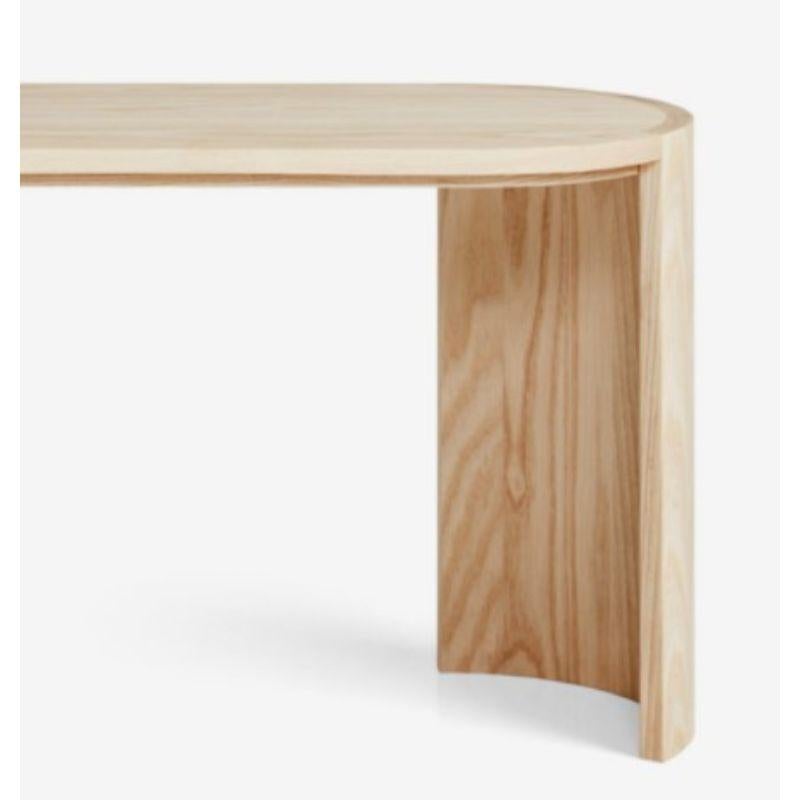 Contemporary Airisto Bench, Natural Ash by Made By Choice