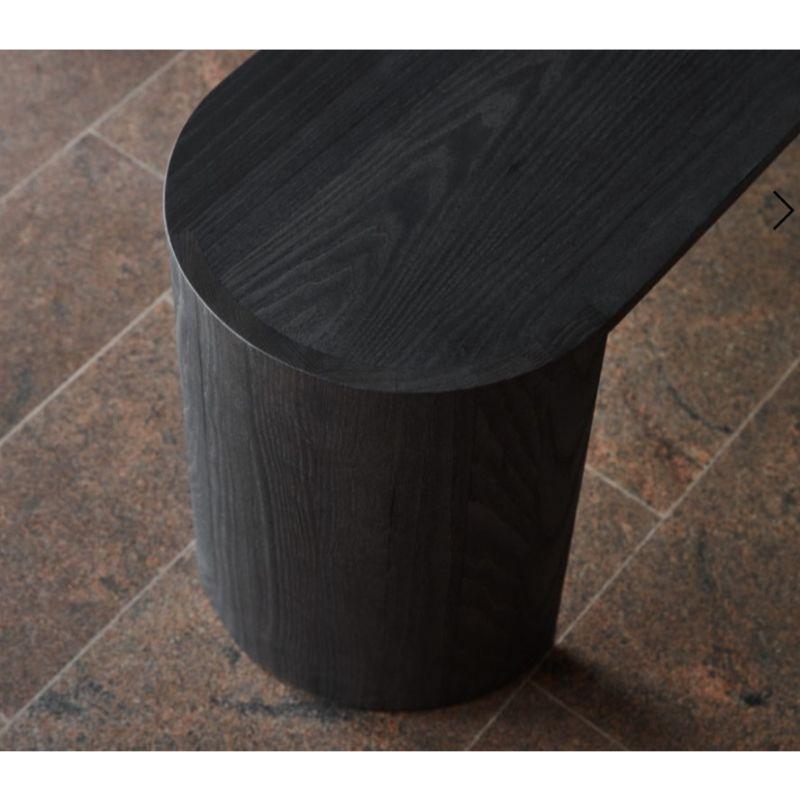 Post-Modern Airisto Bench, Stained Black by Made by Choice
