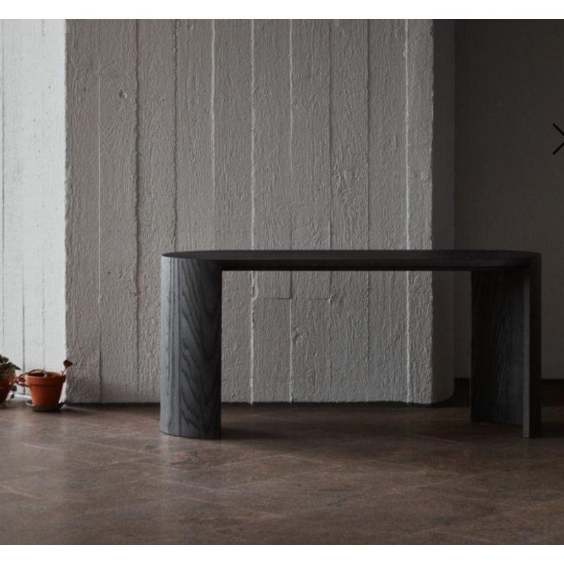 Airisto Bench, Stained Black by Made by Choice In New Condition For Sale In Geneve, CH