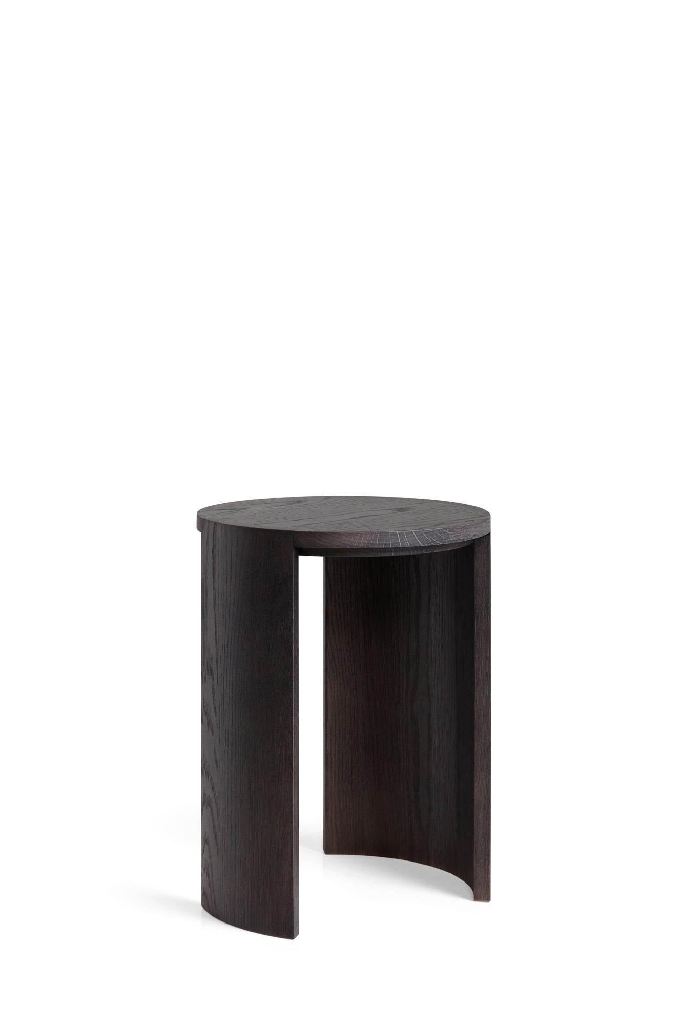 Scandinavian Modern Airisto Side Table and Stool For Sale