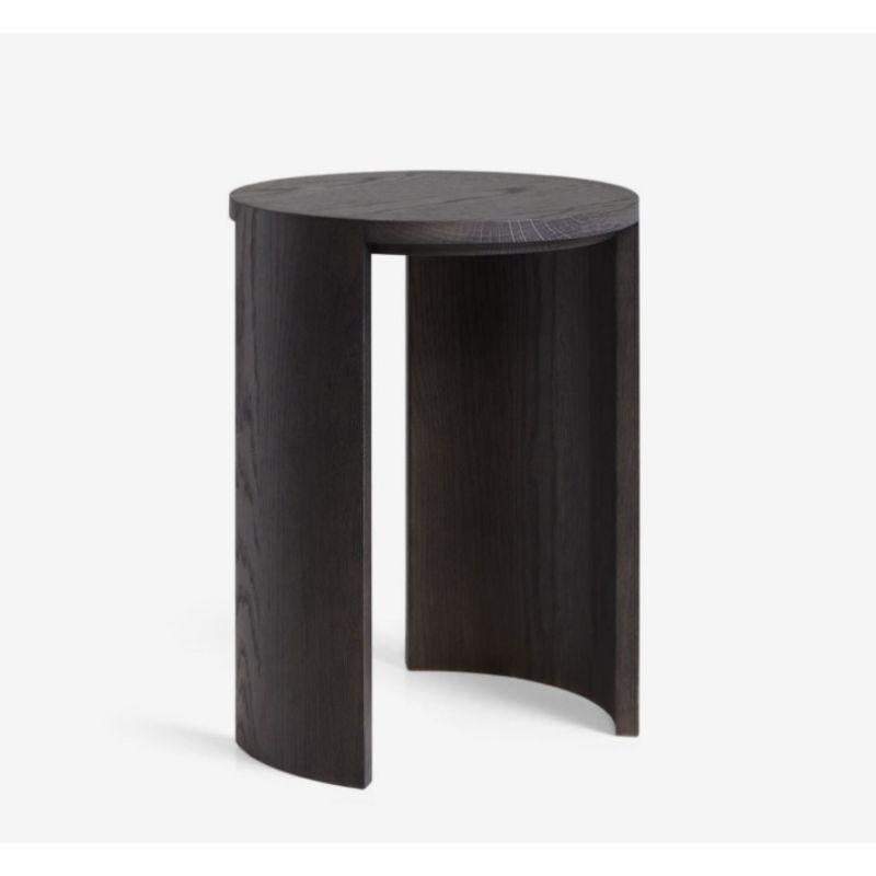 Airisto side table, Black by Made By Choice with Joanna Laajisto
Dimensions: D35 x H45 cm
Materials: solid ash. 
Finishes: natural ash / painted black

Also available: natural & custom order.

The Airisto collection’s furnishings are