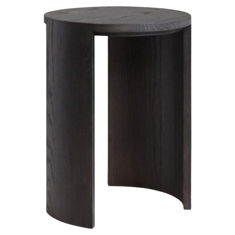 Airisto Side Table, Stained Black by Made by Choice For Sale