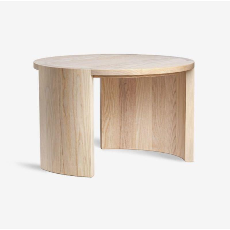 Airisto sofa table, natural ash by made by Choice with Joanna Laajisto
Dimensions: W 96cm, D 35cm, H 45 cm
Materials: solid ash
Finishes: natural ash / painted black

Also available: black, stadium size (W80, D55, H40cm) & custom order.

The