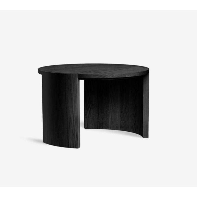 Airisto sofa table, stained black by Made By Choice with Joanna Laajisto
Dimensions: W96cm, D35cm, H45 cm
Materials: Solid Ash
Finishes: Natural Ash / Painted Black

Also Available: Natural Ash, Stadium Size (W80, D55, H40cm) & Custom Order