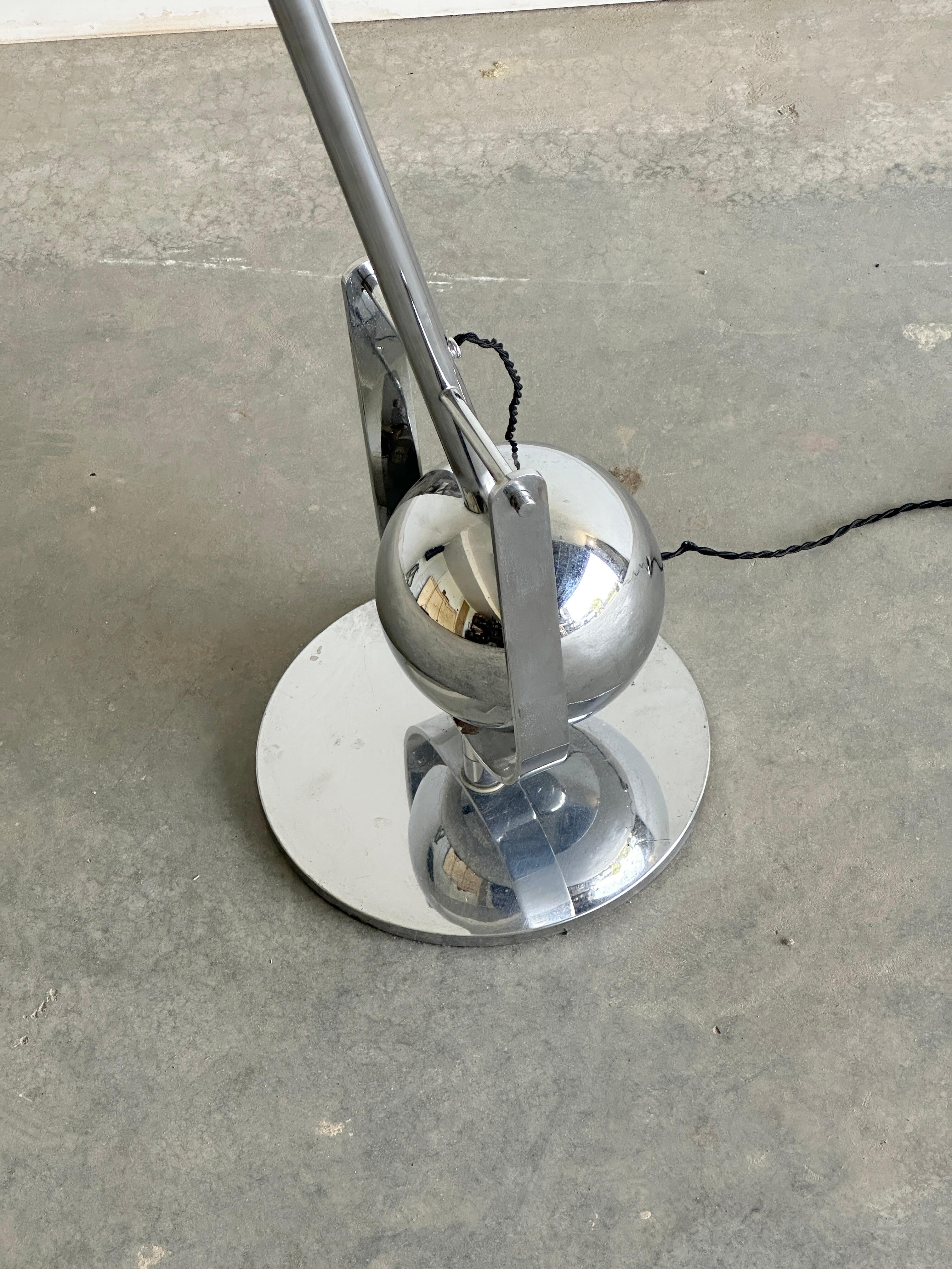 Airone floor lamp by Sergio Asti for Knoll In Fair Condition For Sale In Kleinburg, ON