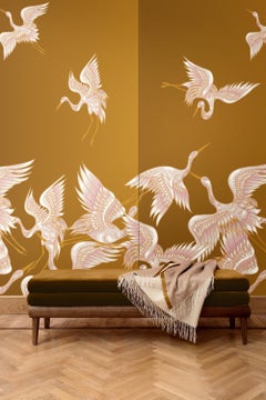 Contemporary Aironi Silk Panel