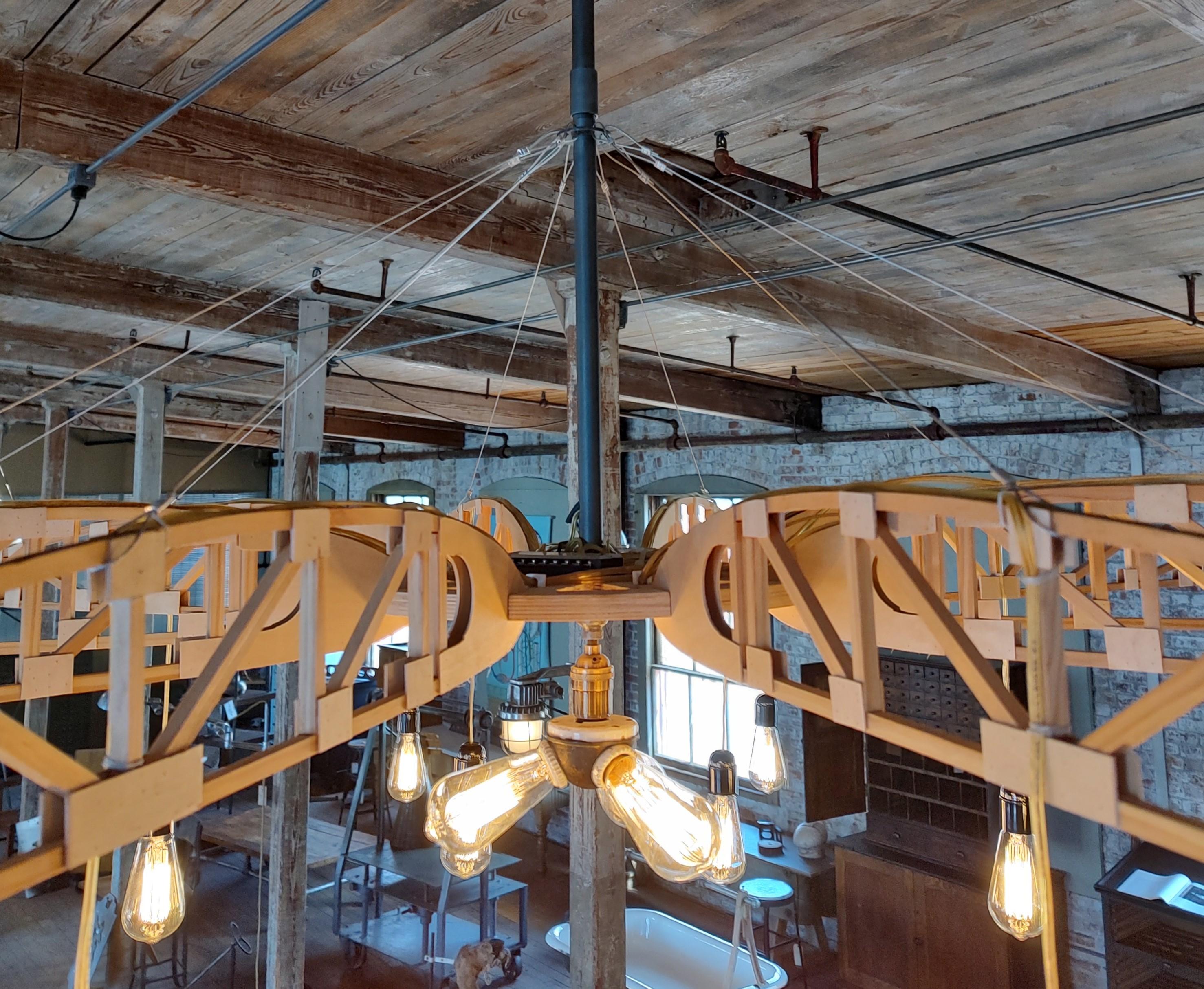 Airplane Truss Chandelier For Sale 2