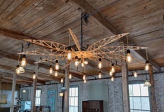 Airplane Truss Chandelier