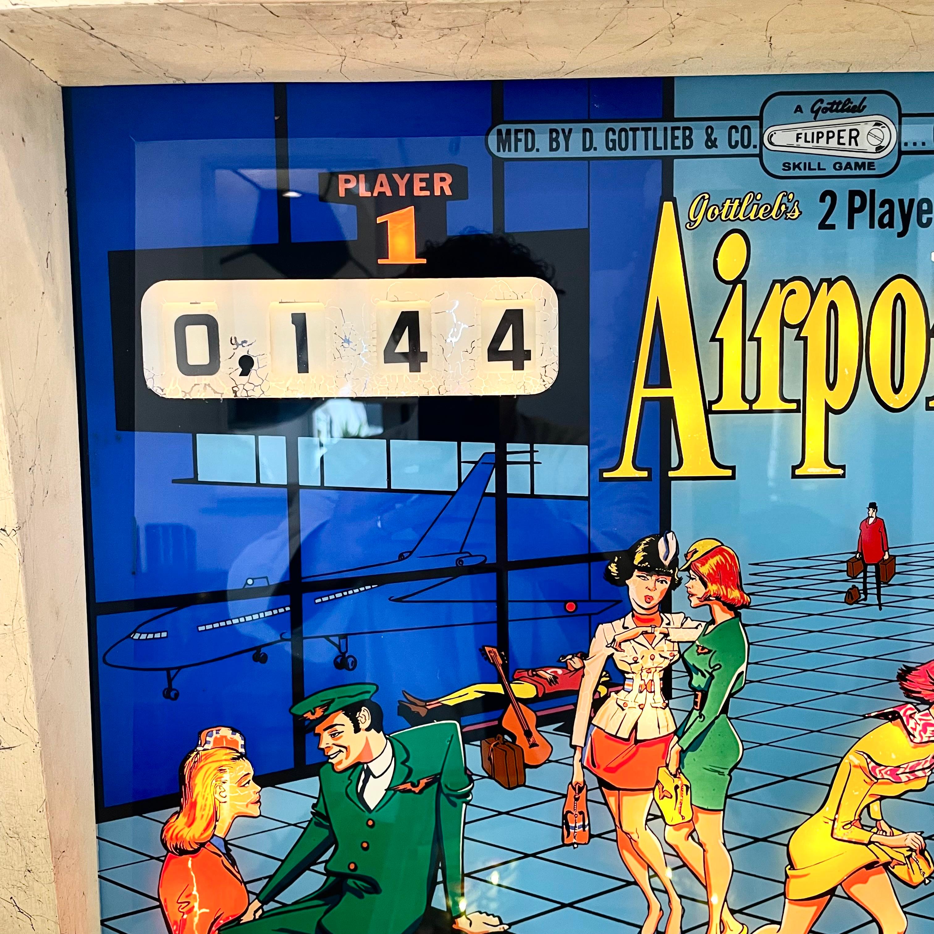 Airport Pinball Arcade Game, 1969 USA 5