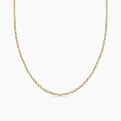 AITCHES - Disco 2.0ct Diamond Tennis Necklace in 18K Gold