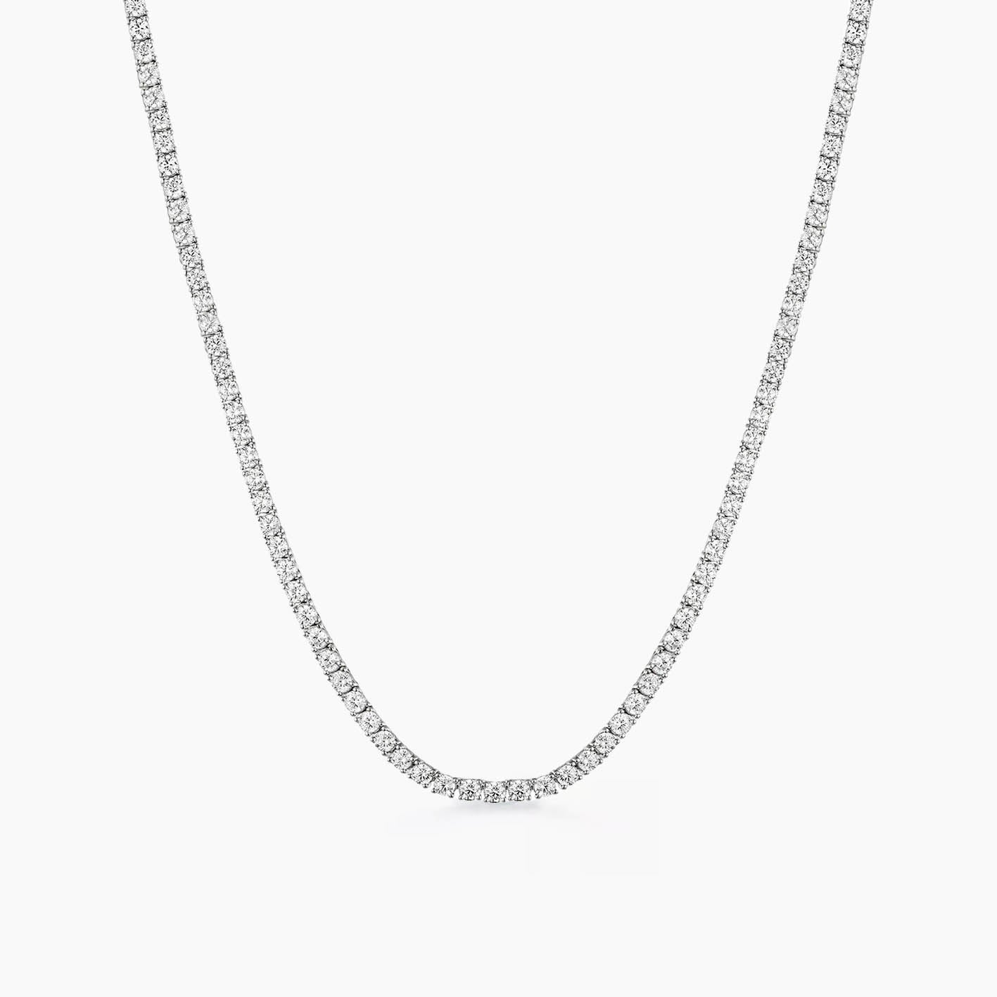 AITCHES - Embrace 6.0ct Diamond Tennis Necklace in 18K White Gold
